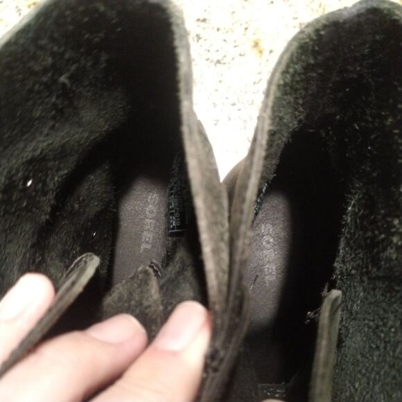 Sorel Joan of Arctic Brown Leather Lace Up Wedge Boots NL1987-028 Women's Sz 6.5 - Picture 7 of 13